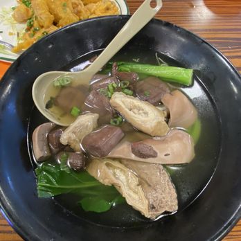 Alice’s Kitchen - HK Style Noodle in Soup (regular soup base, thin noodles, pork liver (+$1), pork kidney, pork blood, pork intestine) $15.25 - Noodles Near Me - Temple City, California Alice’s Kitchen - HK Style Noodle in Soup (regular soup base, thin noodles, pork liver (+$1), pork kidney, pork blood, pork intestine) $15.25 - Noodles Near Me - Temple City, California