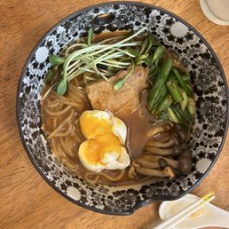 Ramen Inspired (i'm no chef and have never learned traditional ingredients or techniques but this is my rendition of Shoyu Ramen) Ramen Inspired (i'm no chef and have never learned traditional ingredients or techniques but this is my rendition of Shoyu Ramen)