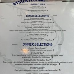 Oyster fest specials