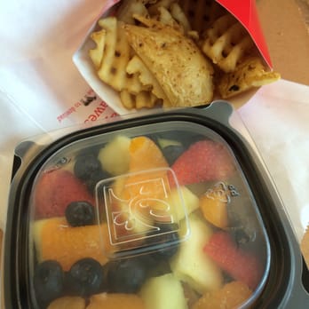 Chick-fil-A - Large fruit cup and large fries - Fast Food Near Me - Tifton, Georgia