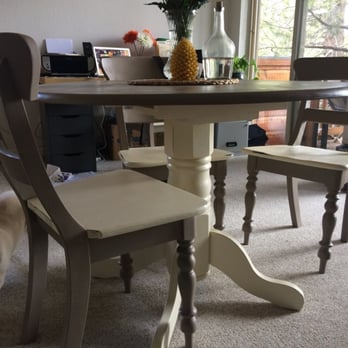 Memory Lane - My old black table redone with coco and old white paint. Thanks Lisa! - Antiques Near Me - Kennewick, Washington Memory Lane - My old black table redone with coco and old white paint. Thanks Lisa! - Antiques Near Me - Kennewick, Washington