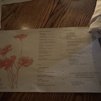 Feast and Floret - September dinner menu - Italian Near Me - Hudson, New York