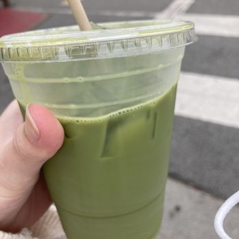 Bobaville - Matcha latte w/ soy - Bubble Tea Near Me - San Francisco, California