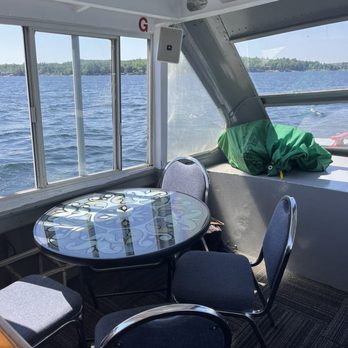 Mount Washington Cruises - extra tables - Boat Charters Near Me - Weirs Beach, New Hampshire