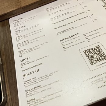 The Rose Garden AZ - Menu - Cocktail Bars Near Me - Phoenix, Arizona