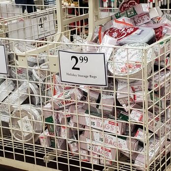 Christmas Tree Shops - Holiday & Decorative Storage Bags.  10/25/2022 - Christmas Trees Near Me - Utica, Michigan