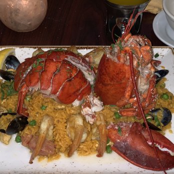 Los Andes Restaurant - Langosta Paella - Latin American Near Me - Providence, Rhode Island