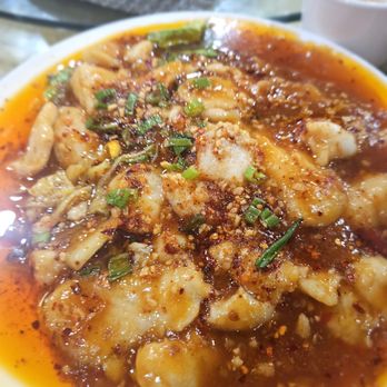 Famous Sichuan - Fish Fillet With Chili Sauce. Around $20. Sauce was gloopy which was unfortunate as the flavor was decent. OK at best - Szechuan Near Me - New York, New York