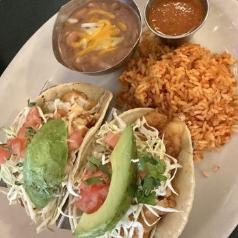 Plaza Cafe Downtown - Crispy Fish Tacos - delicious - American Near Me - Santa Fe, New Mexico