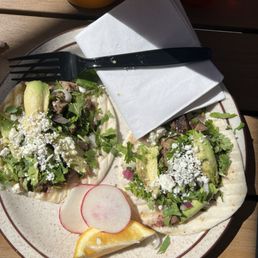 Steak and avocado tacos Steak and avocado tacos