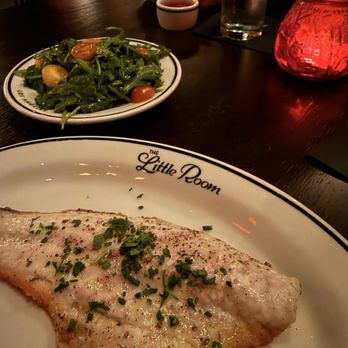 The Little Room - Branzino with side salad - Cocktail Bars Near Me - Los Angeles, California The Little Room - Branzino with side salad - Cocktail Bars Near Me - Los Angeles, California