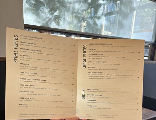 Menu photo 1 Nopa San Francisco, CA
