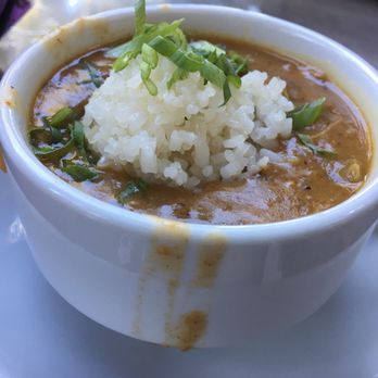 Cafe Orleans - Awesome Gumbo but presentation was a bit off :) - Cajun/Creole Near Me - Anaheim, California
