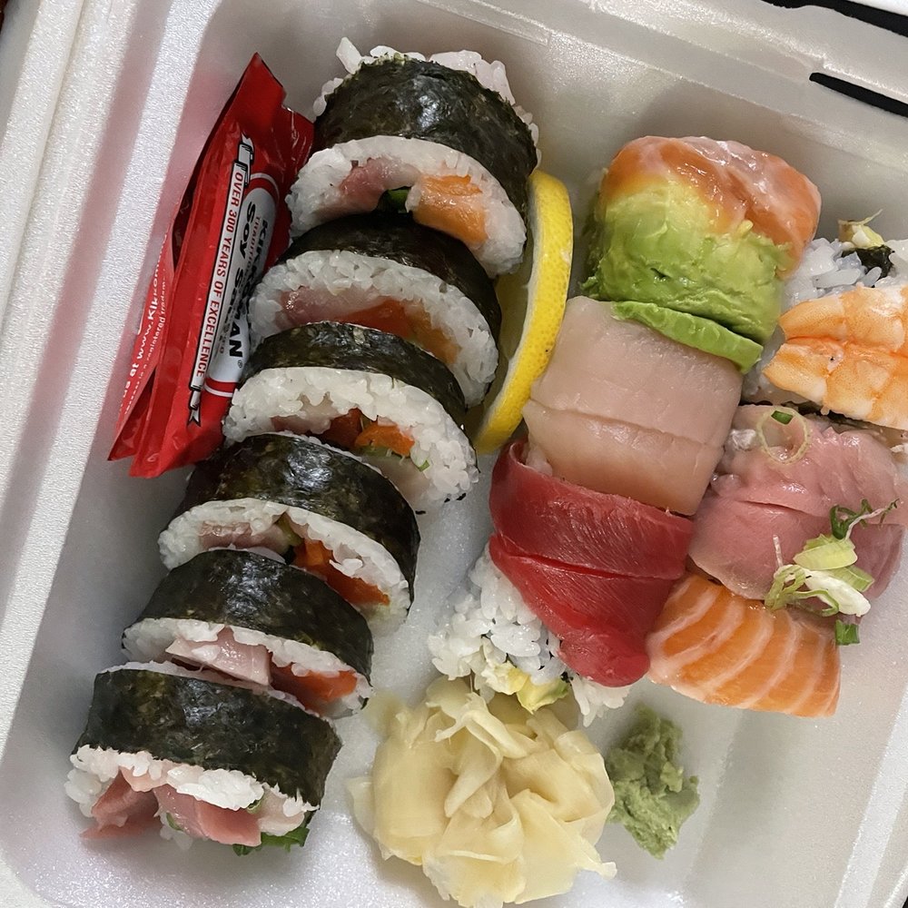 Daimonji Japanese Restaurant - Top combo through Uber eats: Crazy dragon roll, rainbow roll, four seasons roll and spider roll. - Japanese Near Me - Seattle, Washington Daimonji Japanese Restaurant - Top combo through Uber eats: Crazy dragon roll, rainbow roll, four seasons roll and spider roll. - Japanese Near Me - Seattle, Washington