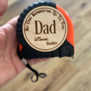AG Custom Gifts - Personalized Father's Day measuring tape! - Engraving Near Me