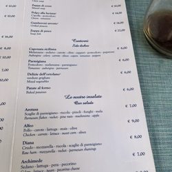 L'isoletta - Menu 9/24. Pg 3 of 4.