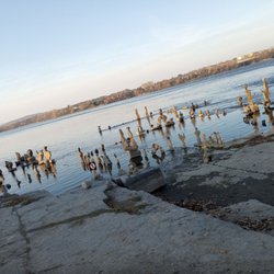Ottawa River Pathway - Stone sculptures along the Ottawa River Pathway (pedestrian and bicycle path).