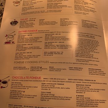 The Melting Pot - Memu - Fondue Near Me - Savannah, Georgia