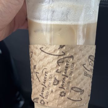 Drinx - See the ice is melted. Not like other drinks posted on the website.  Iced Latte - Coffee & Tea Near Me - Downey, California