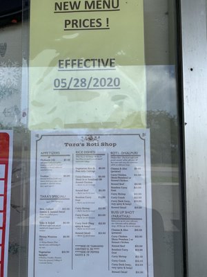Menu photo 4 Tara's Roti Shop Tampa, FL