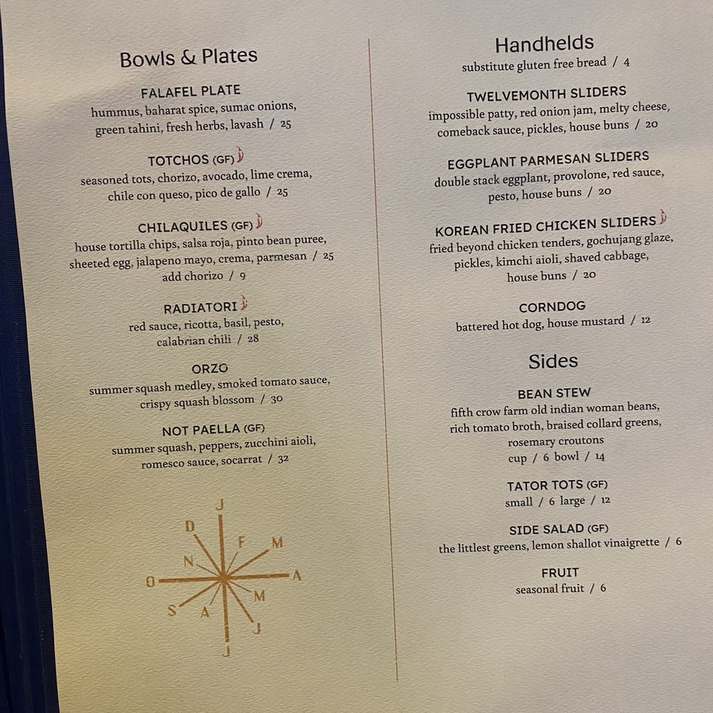 Twelvemonth - menu - Vegan Near Me - Burlingame, California Twelvemonth - menu - Vegan Near Me - Burlingame, California