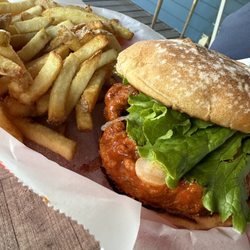 802 Longshots - Buffalo chicken sandwich