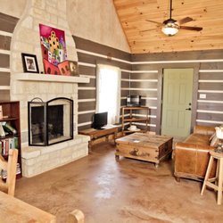 Agarita Creek Farms - Behrends Cabin living room