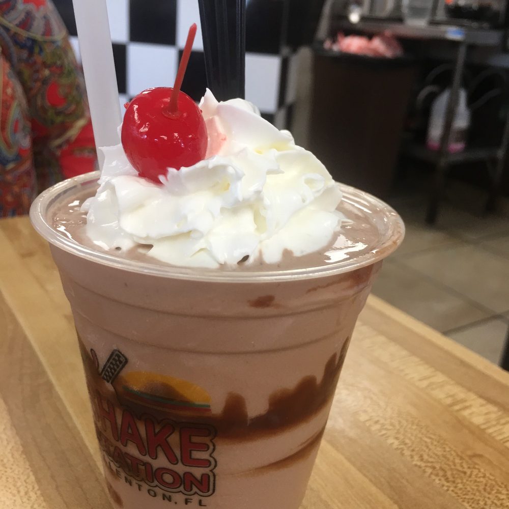 Shake Station - A Great shake with chocolate ice cream & hot fudge. - American Near Me - Ellenton, Florida Shake Station - A Great shake with chocolate ice cream & hot fudge. - American Near Me - Ellenton, Florida