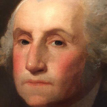 Phoenix Art Museum - A close up of the reprint of Gilbert Stuart's famous portrait of George Washington - Art Museums Near Me - Phoenix, Arizona Phoenix Art Museum - A close up of the reprint of Gilbert Stuart's famous portrait of George Washington - Art Museums Near Me - Phoenix, Arizona