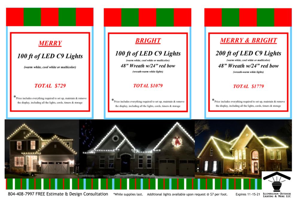 ILLUMINATION OUTDOOR LIGHTING & MORE Updated September 2024 Request