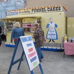 Brookston Apple Popcorn Festival - Funnel cake are a big favorite.