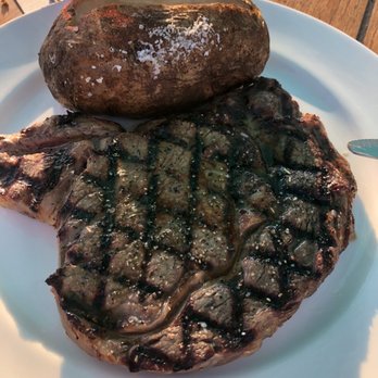 Blue Ridge Grill - Ribeye with baked potato - American Near Me - Ashburn, Virginia