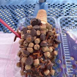 No Name Cone with Buckeyes and Cookie Dough