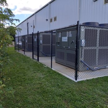 Reilly Fence - 6' Chain-Link Enclosure to Secure Heat and Air Conditioning Warwick, RI - Fences & Gates Near Me - Cranston, Rhode Island Reilly Fence - 6' Chain-Link Enclosure to Secure Heat and Air Conditioning Warwick, RI - Fences & Gates Near Me - Cranston, Rhode Island