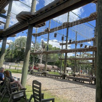 Bigfoot Ropes Course - Viewing from the spectators area - Challenge Courses Near Me - Wisconsin Dells, Wisconsin Bigfoot Ropes Course - Viewing from the spectators area - Challenge Courses Near Me - Wisconsin Dells, Wisconsin