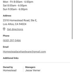 Ace Hardware - Hours, location, manager
