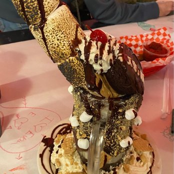 Little Anthony's Diner - S'mores milkshake, amazingly made by our server, Marilyn Monroe sang Happy Birthday to my daughter. - American Near Me - Tucson, Arizona Little Anthony's Diner - S'mores milkshake, amazingly made by our server, Marilyn Monroe sang Happy Birthday to my daughter. - American Near Me - Tucson, Arizona