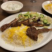 Photo of Khorasan Mediterranean Cuisine - San Diego, CA, United States. Rack of Lamb Plate