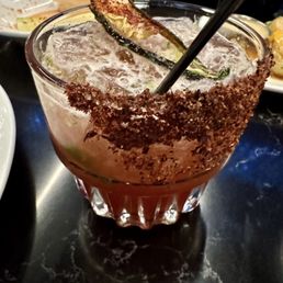 Spicy Pomegranate Margarita Spicy Pomegranate Margarita