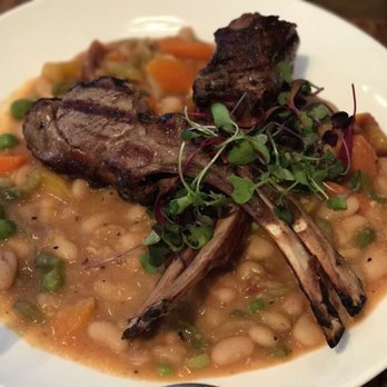 Thyme - Rack of lamb with cannellini beans and heirloom baby carrots. Best of the entrees we tried. - Gastropubs Near Me - Palo Alto, California Thyme - Rack of lamb with cannellini beans and heirloom baby carrots. Best of the entrees we tried. - Gastropubs Near Me - Palo Alto, California