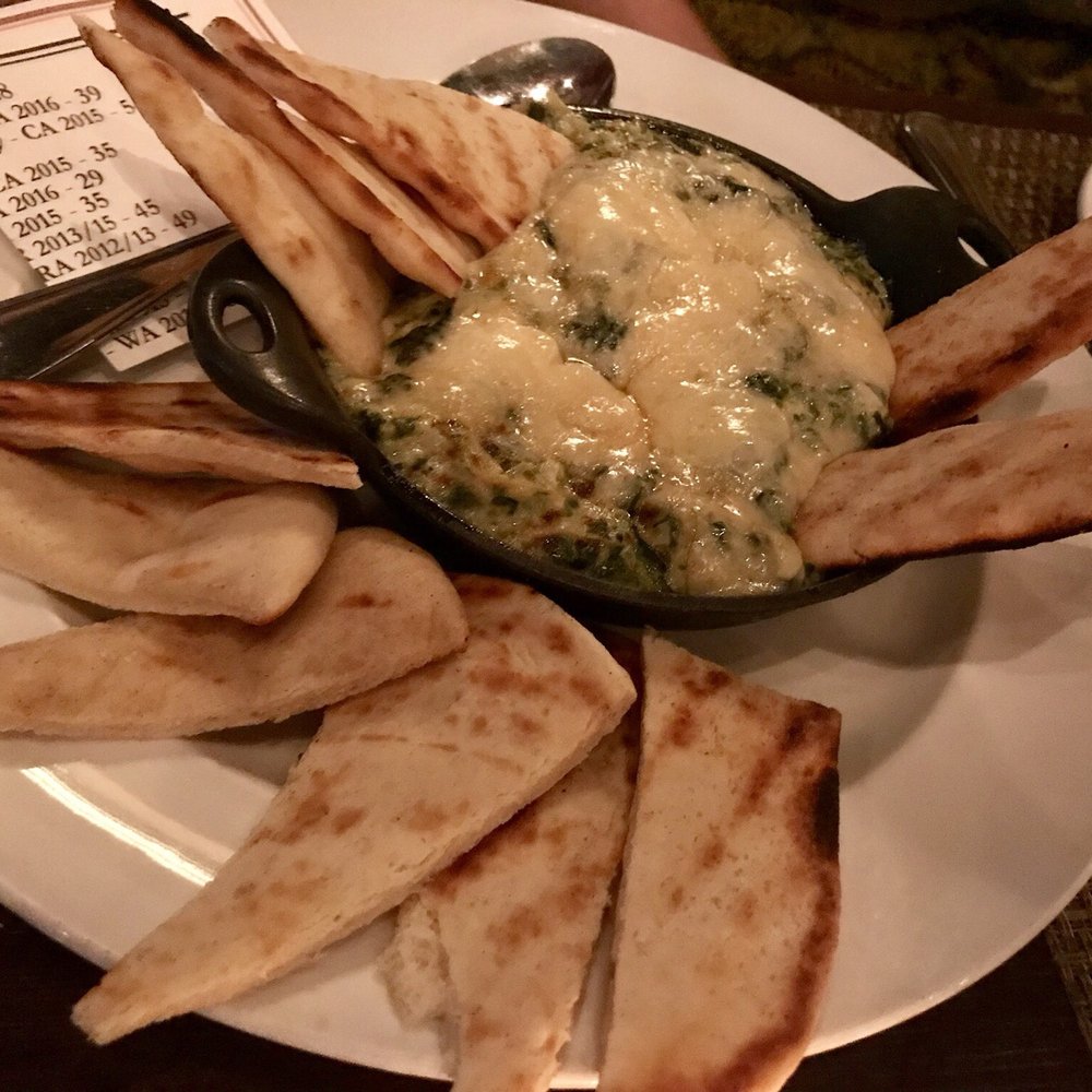 Redfire Grill and Steakhouse - Spinach and artichoke dip - Steakhouses Near Me - Hockessin, Delaware Redfire Grill and Steakhouse - Spinach and artichoke dip - Steakhouses Near Me - Hockessin, Delaware
