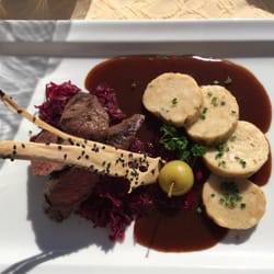 Hotel-Gasthof Traube - Deer with knodel