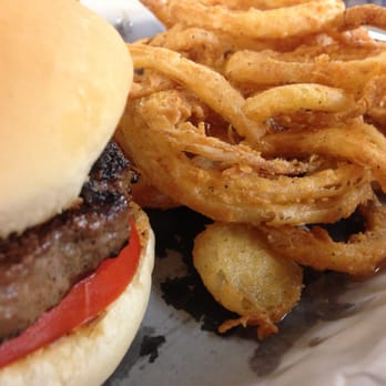 The Old Sharkey's Grill - Hamburger with famous skinny onion rings - Southern Near Me - Burlington, North Carolina The Old Sharkey's Grill - Hamburger with famous skinny onion rings - Southern Near Me - Burlington, North Carolina
