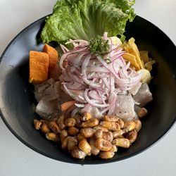 Tilapia + camarones
