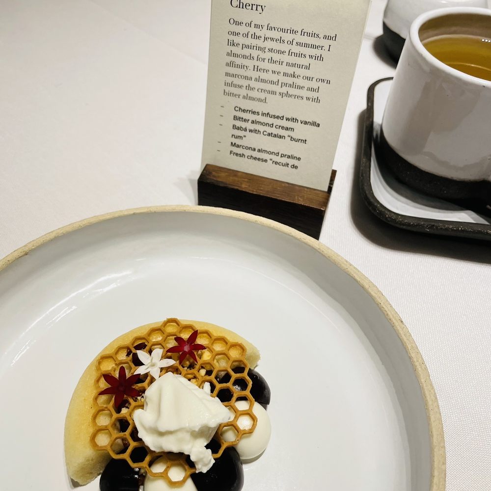 Cinc Sentits - Cherry dessert - Catalan Near Me - Barcelona, B