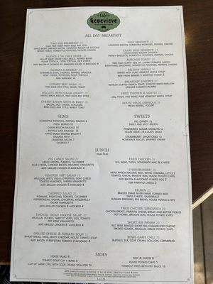Menu photo 7 Cafe Genevieve Jackson, WY Menu photo 7 Cafe Genevieve Jackson, WY