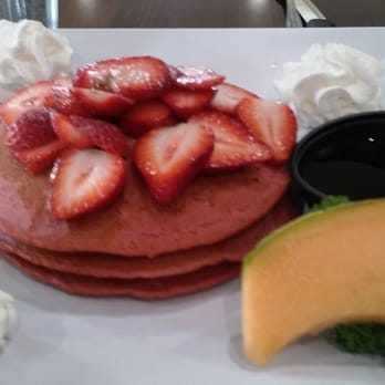 Eggs-Cetera Cafe - Red velvet pancakes. - American Near Me - Lake Worth, Florida