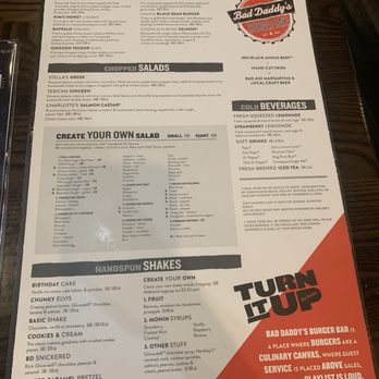 Bad Daddy's Burger Bar - Burgers Near Me - Mooresville, North Carolina