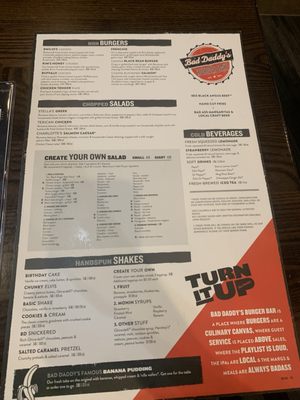 Menu photo 2 Bad Daddy's Burger Bar Mooresville, NC