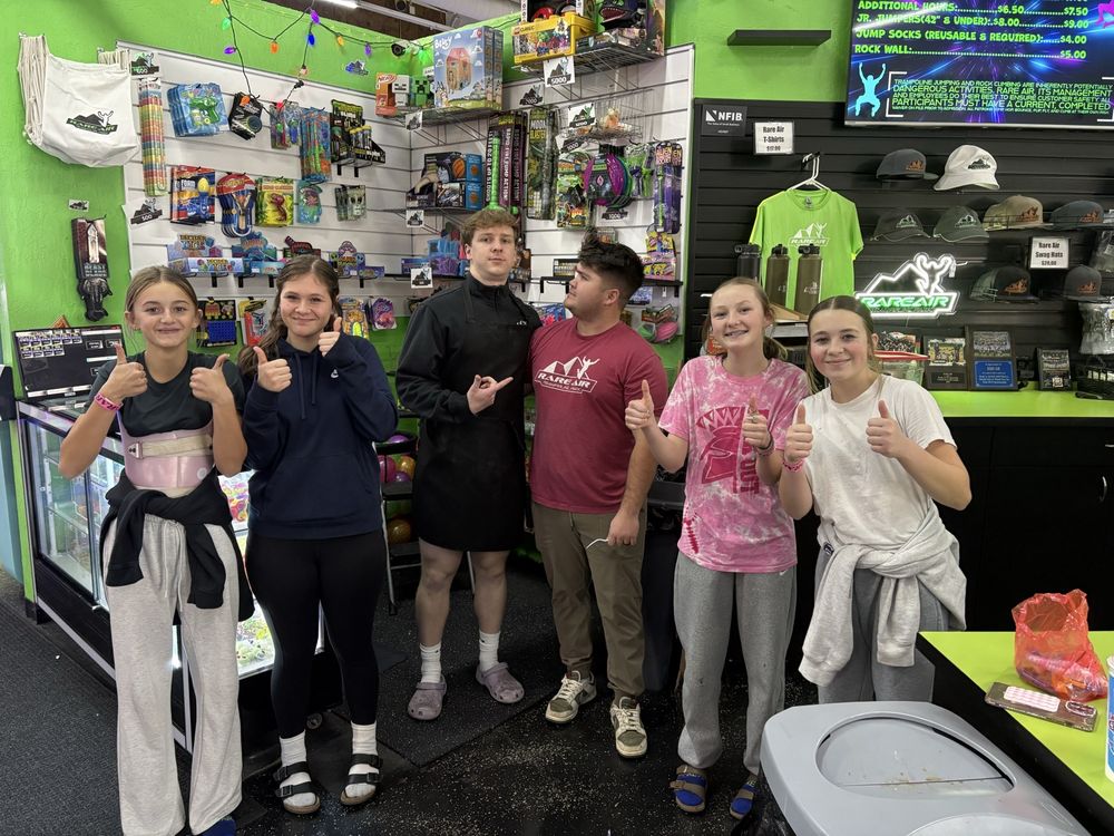 Social spots from Rare Air Trampoline Park